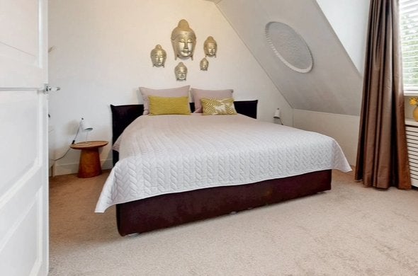 Boxspring, 1.80m x 2.10, zonder matras, GRATIS af te halen!, Ophalen, Gebruikt, Tweepersoons, 180 cm