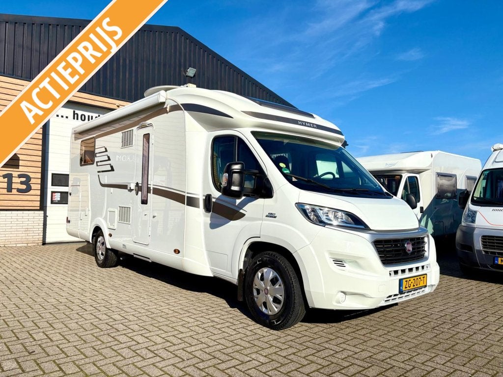 Hymer T698 CL Queensbed, Caravans en Kamperen, Luifel, Ringverwarming, Tot en met 2, Bedrijf