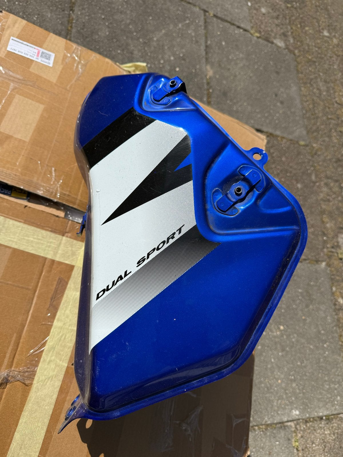 Brandstof Tank voor Suzuki DRZ  Blauw met Dual Sport, Ophalen of Verzenden, Gebruikt