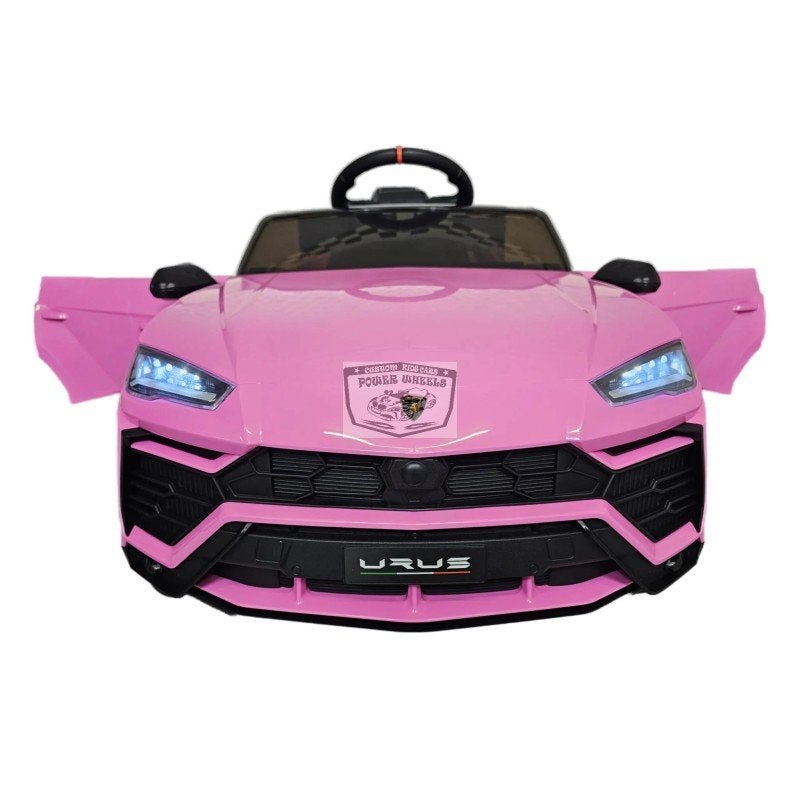 Lamborghini Urus Elektrische kinderauto 12 volt 2.4g roze, Info@power-wheels.nl, Oderweg1 1043ag amsterdam, Nieuw, Ophalen of Verzenden