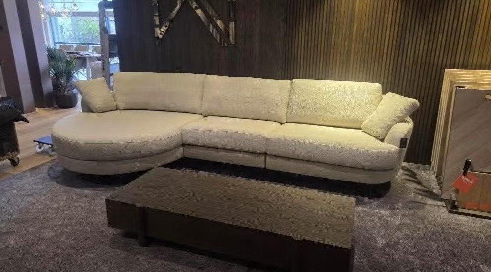 Bank Trentino met longchair, Huis en Inrichting, Ophalen, Hoekbank, 300 cm of meer, Zo goed als nieuw