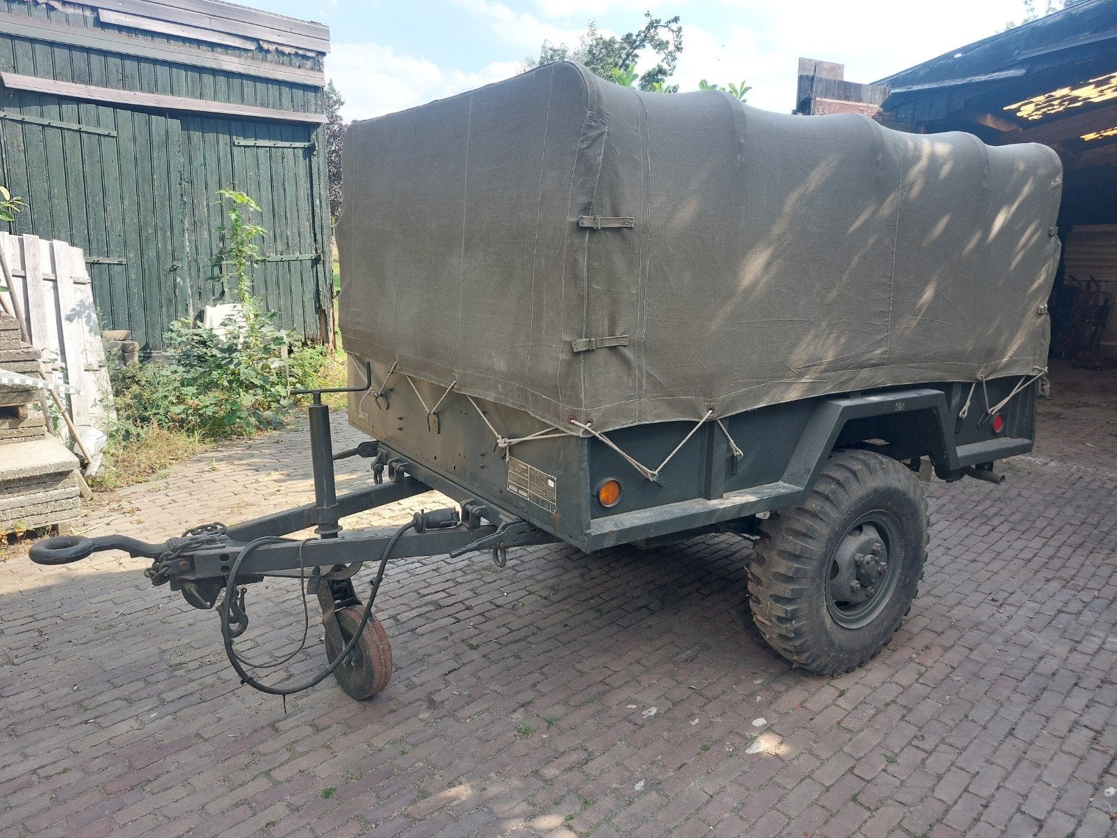 US ARMY M101A1 - 1963 - Cargo Trailer, Ophalen, Gebruikt
