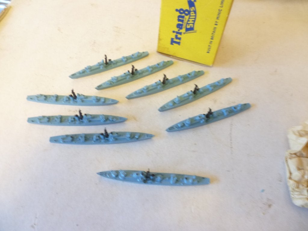 Minic Ships 9 stuks Battle Class Destroyers Tria-Ang 1:1200, Verzamelen, Ophalen of Verzenden, Nieuw, Schaalmodel