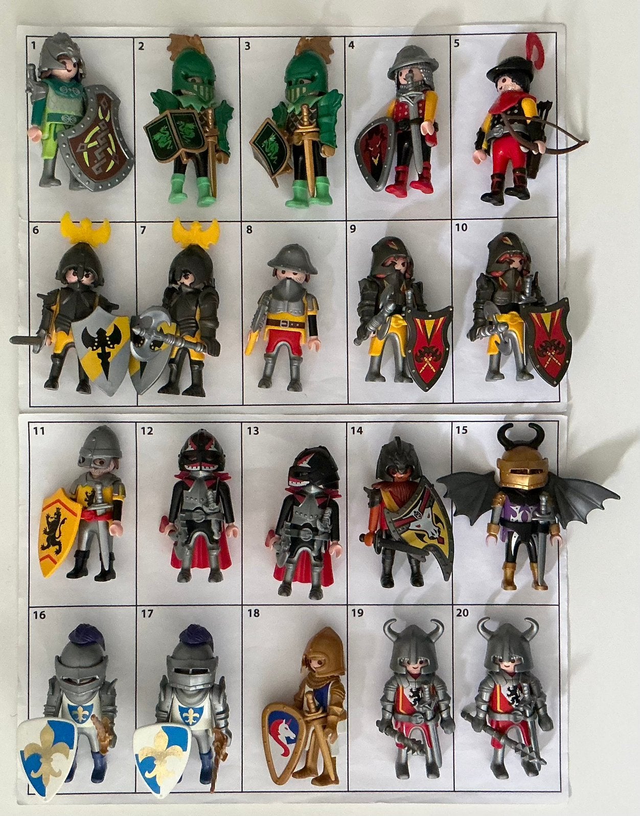 Playmobil ridders (A), Ophalen of Verzenden, Gebruikt, Knights, Losse onderdelen