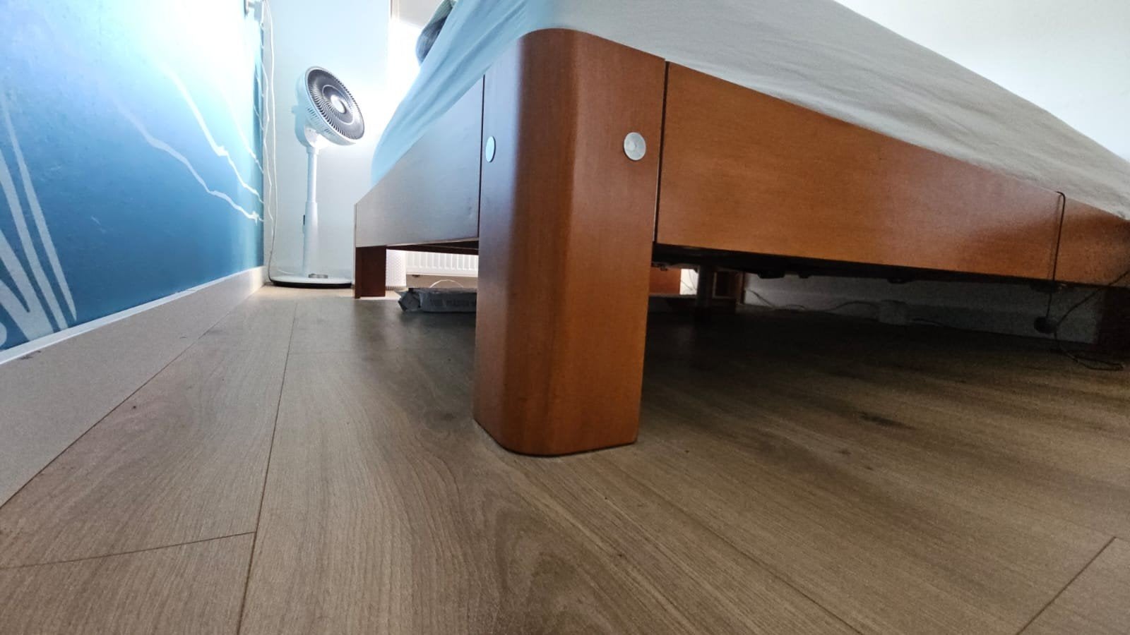 Auping Auronde 160 x 200 met 2 tafeltjes.  Design klassieker, Ophalen, Bruin, Design klassieker van Nederlandse bodem, Tweepersoons