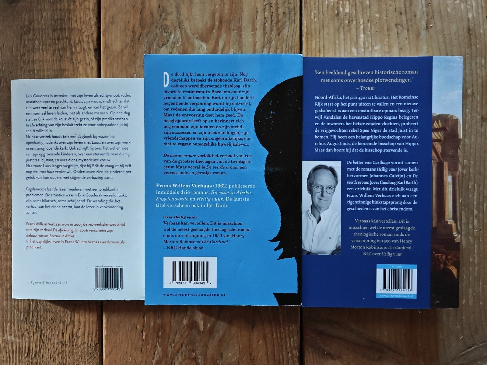 3 Boeken van Frans Willem Verbaas., Boeken, Ophalen of Verzenden, Zo goed als nieuw