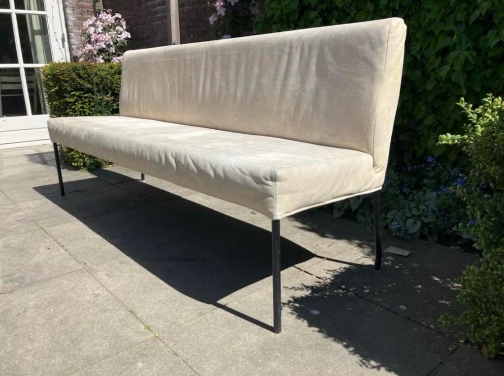 Eetkamerbank Cartel Living Bloom - Bull Beige, Ophalen, Zo goed als nieuw, Metaal