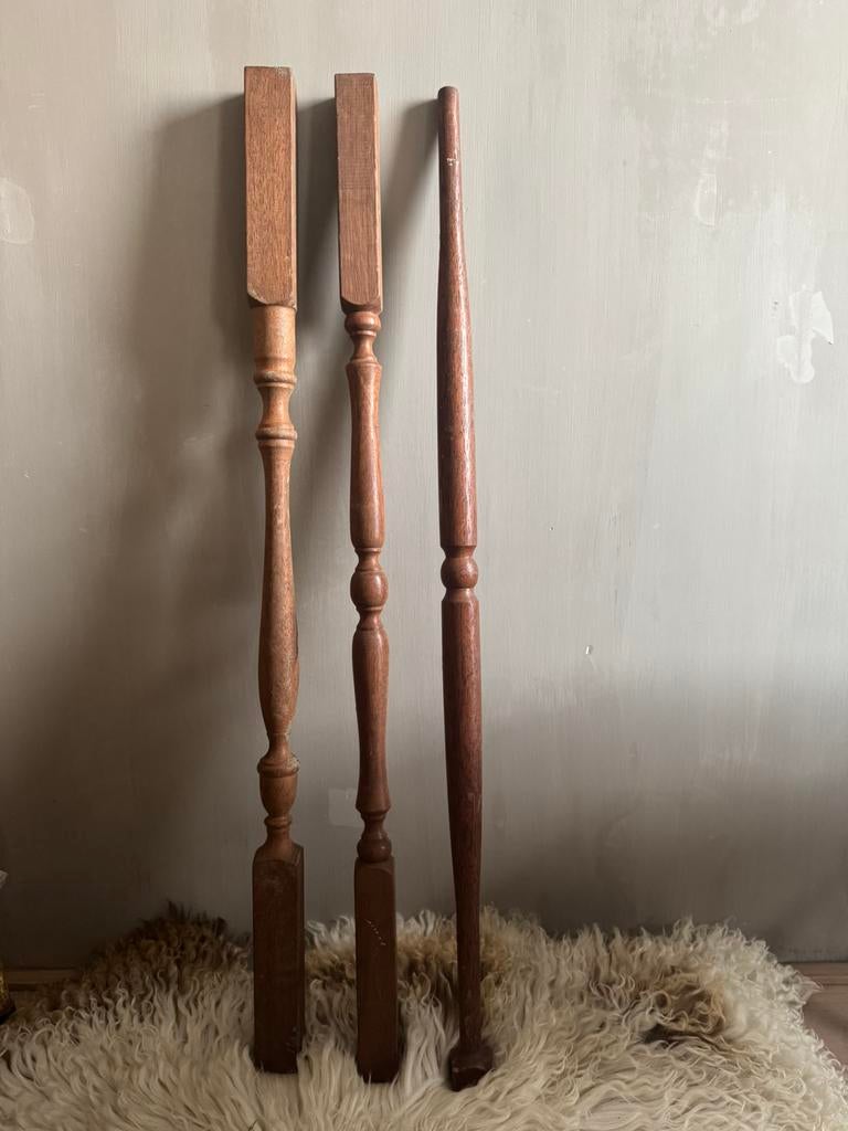 Houten trapspijlen spijlen, Ophalen