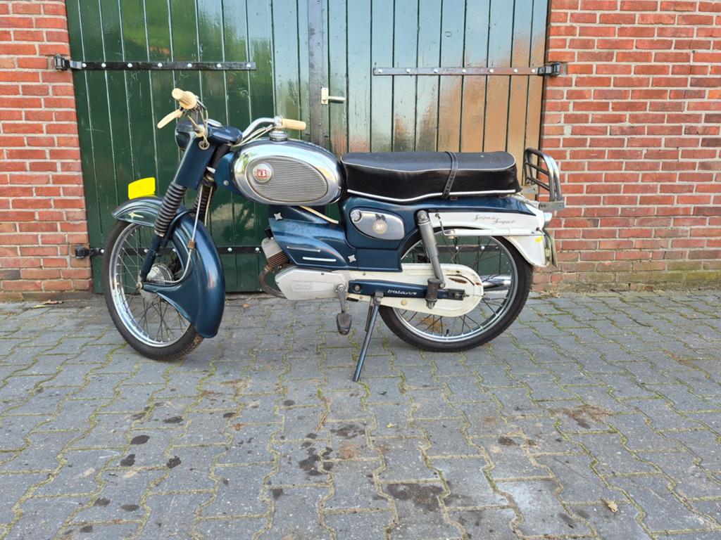 Batavus Super Sport bromfiets 3 versnellingen hand, Overige merken, Gebruikt, Ophalen of Verzenden, 50 cc