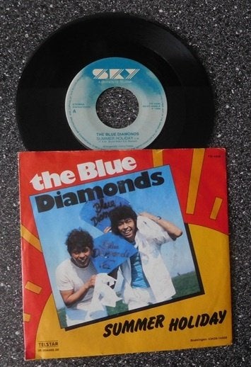 SKY 4488 The Blue Diamonds - summer holiday (vanaf € 2,00), Cd's en Dvd's, Ophalen of Verzenden, Zo goed als nieuw, 7 inch, Levenslied of Smartlap