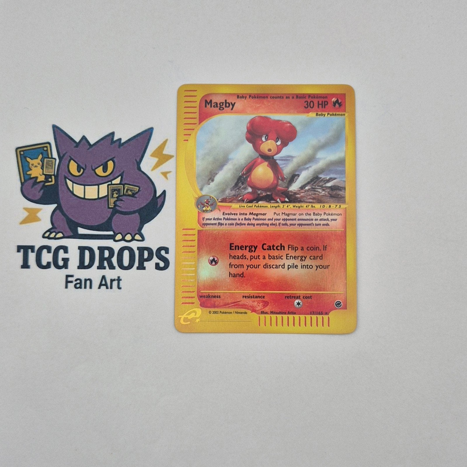 Magby (Reverse Holo) 17/165 Expedition Base Set