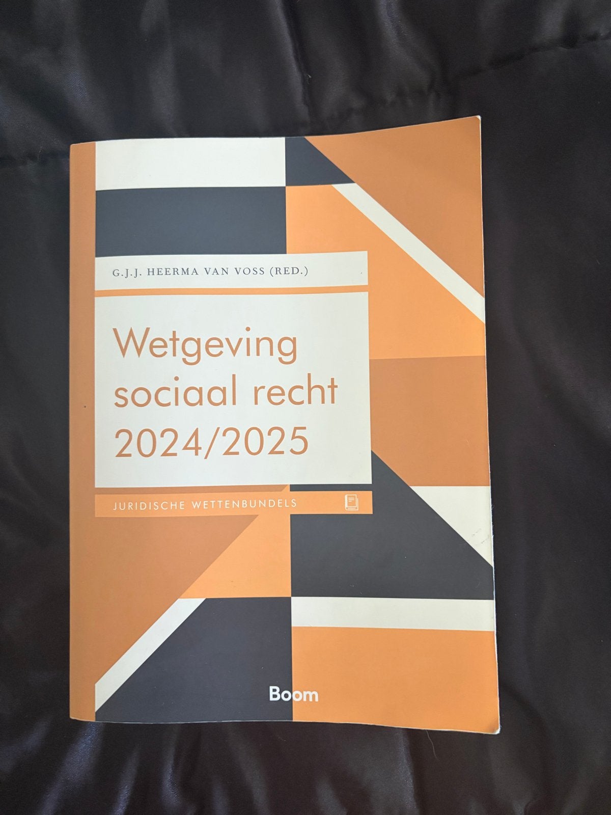 Wetgeving sociaal recht 2024/2025 - Juridische Wettenbundel, Ophalen of Verzenden, Gamma, Zo goed als nieuw, HBO