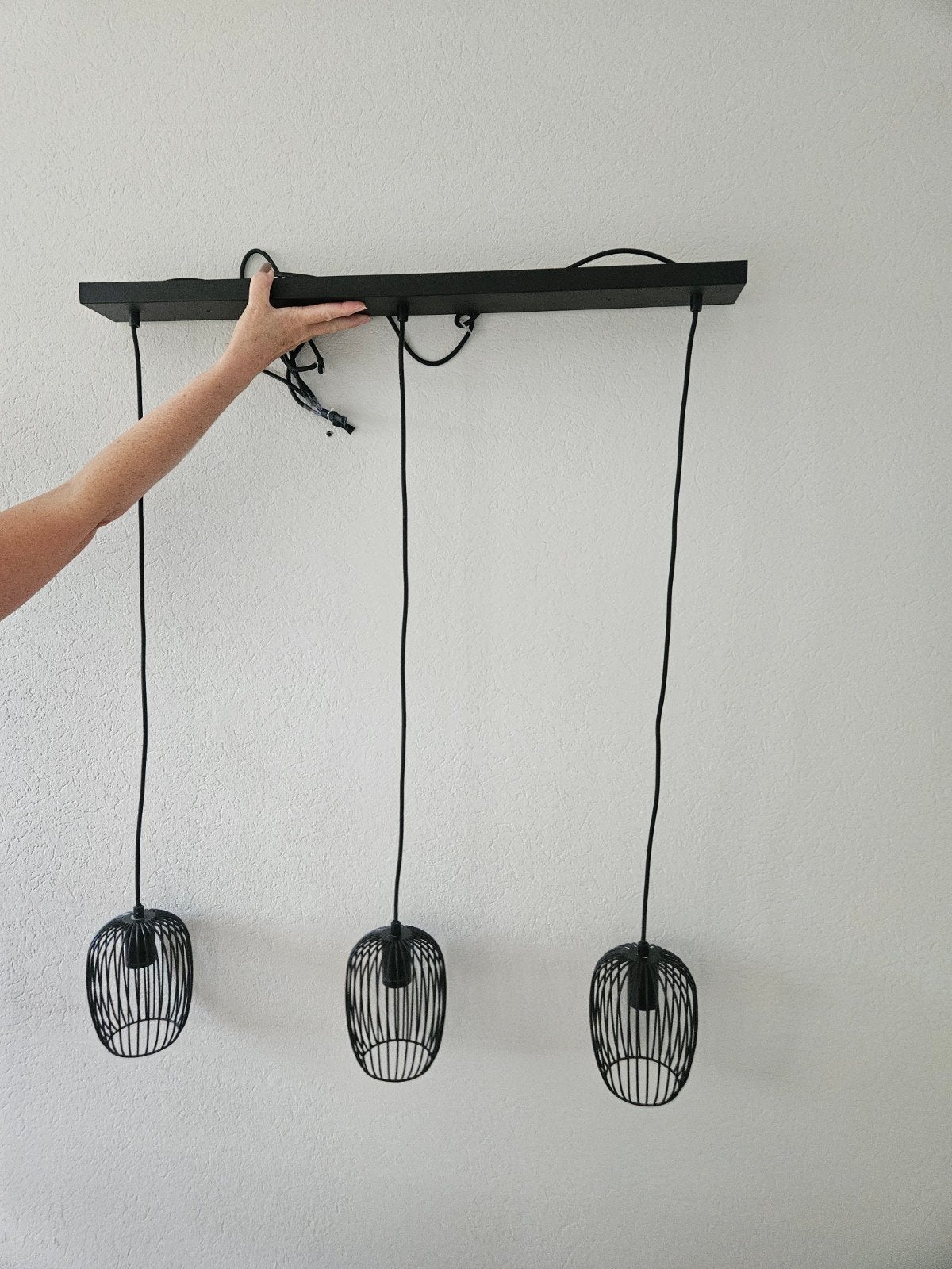 plafondlamp, Ophalen