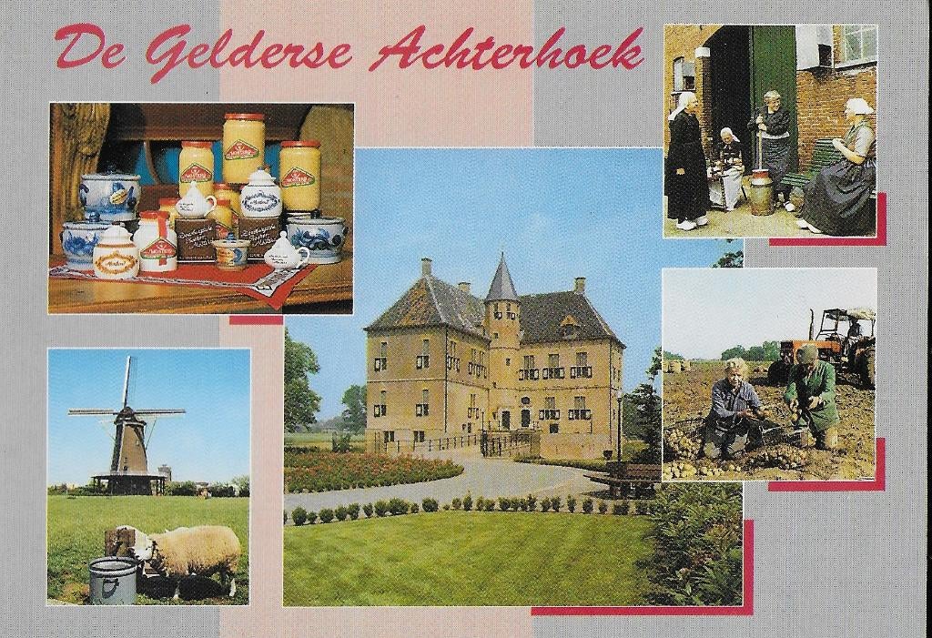 Ch158 ongelopen ansichtkaart gelderse achterhoek, Ophalen of Verzenden, 1980 tot heden, Ongelopen