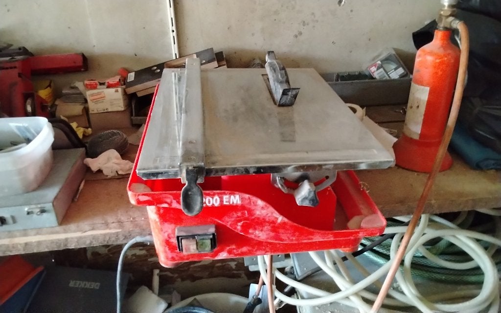 Tegelzaagtafel, Gebruikt, 70 mm of meer, Overige typen, Ophalen of Verzenden