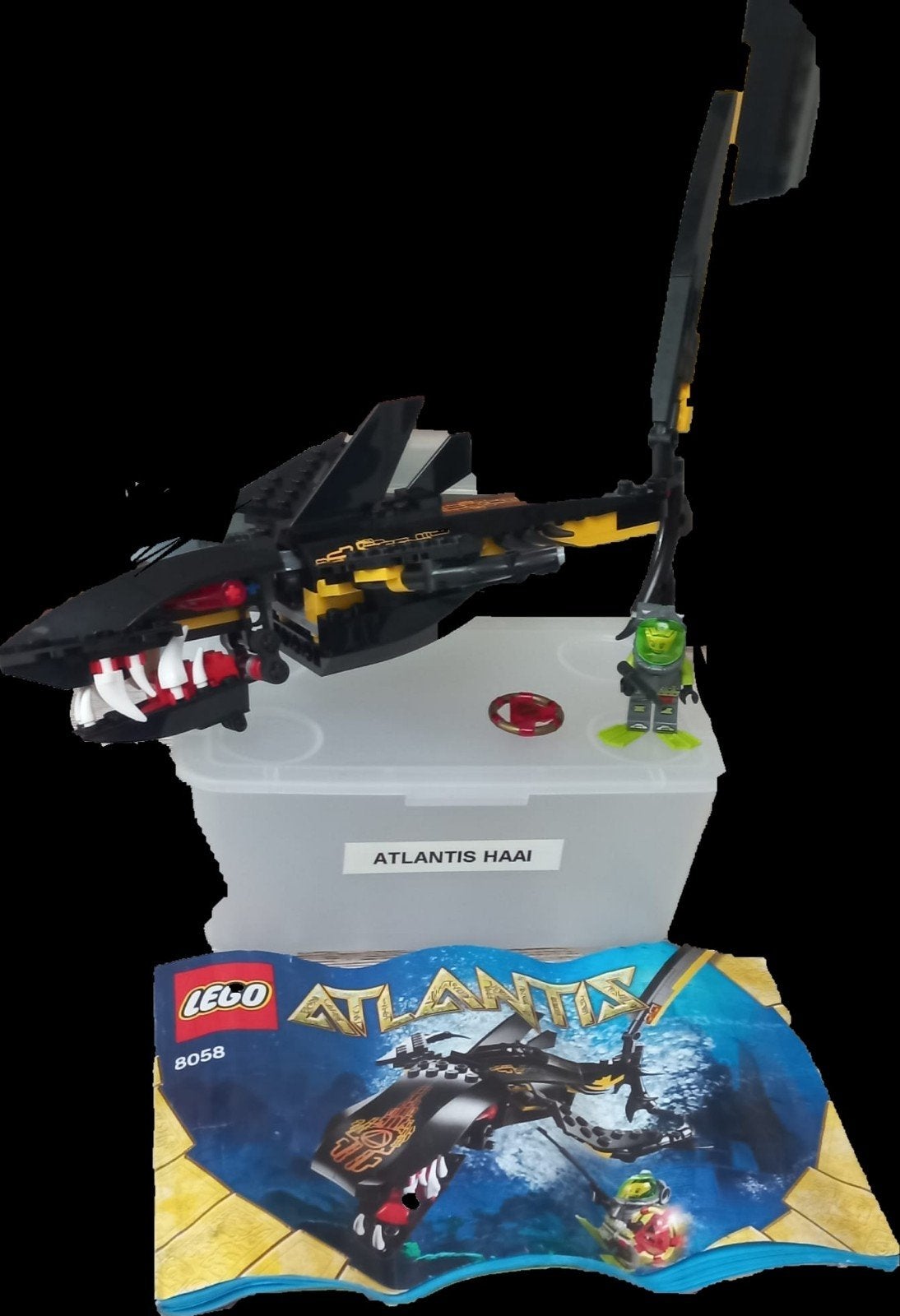 Lego Atlantis haai, Ophalen, Zo goed als nieuw