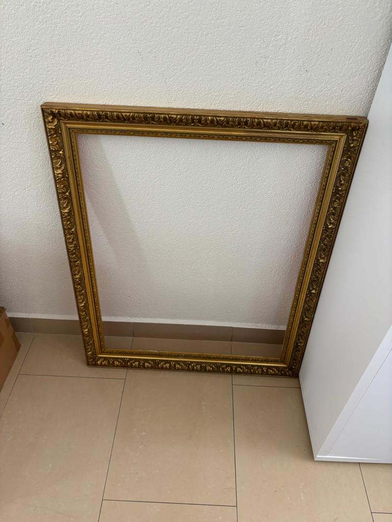 Gouden Barok Lijst - Antieke Fotolijst, Ophalen of Verzenden, Zo goed als nieuw, Hout