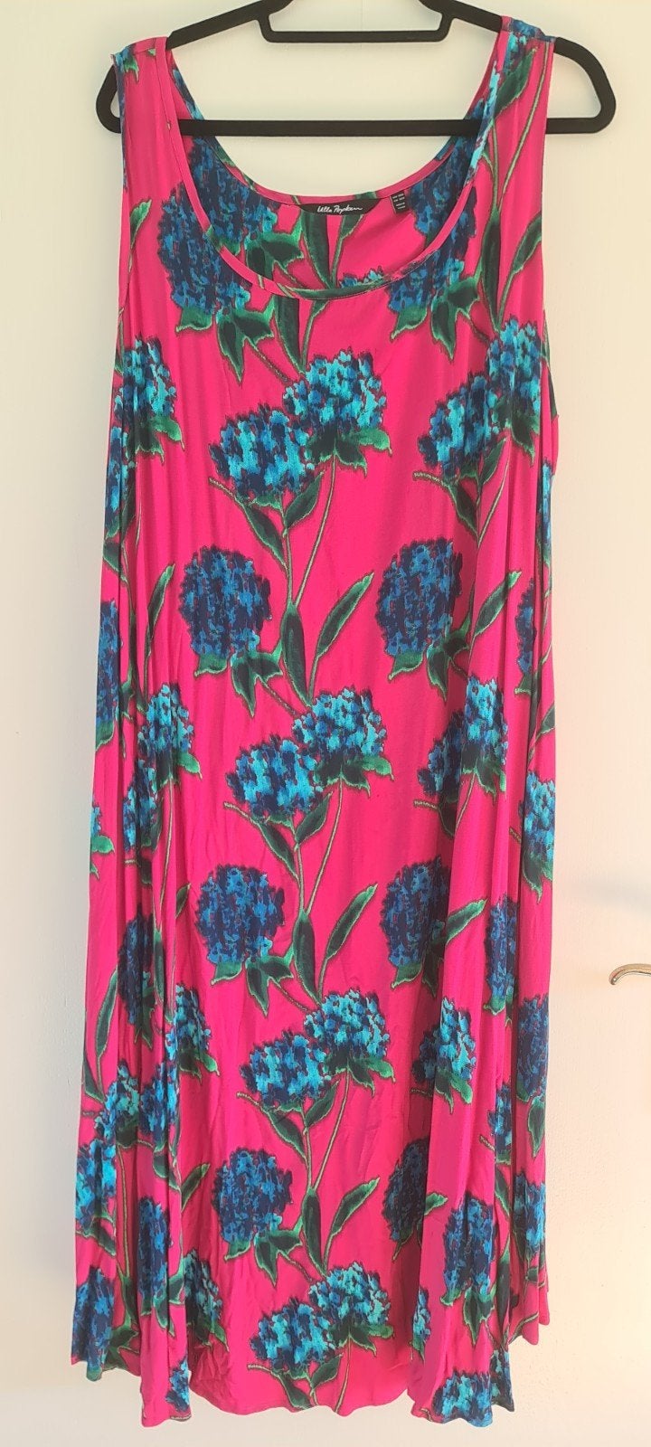 nieuwe roze jurk plussize XL 50 52 Ulla Popken hortensia's, Jurk, Nieuw, Ulla Popken, Ophalen of Verzenden