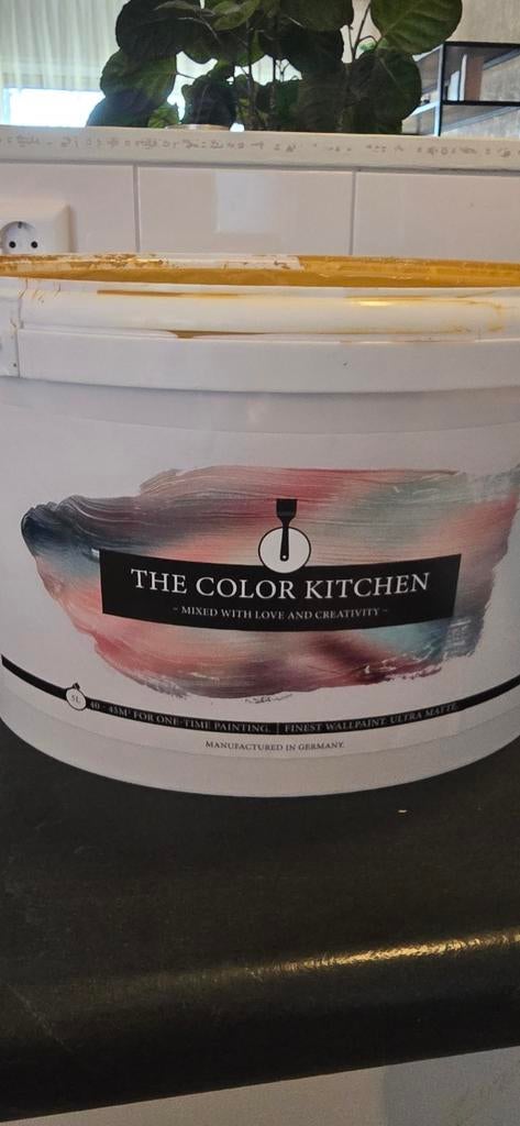 The Color Kitchen Muurverf - 5L caramel/oker, 5 tot 10 liter, Ophalen, Nieuw, Overige kleuren