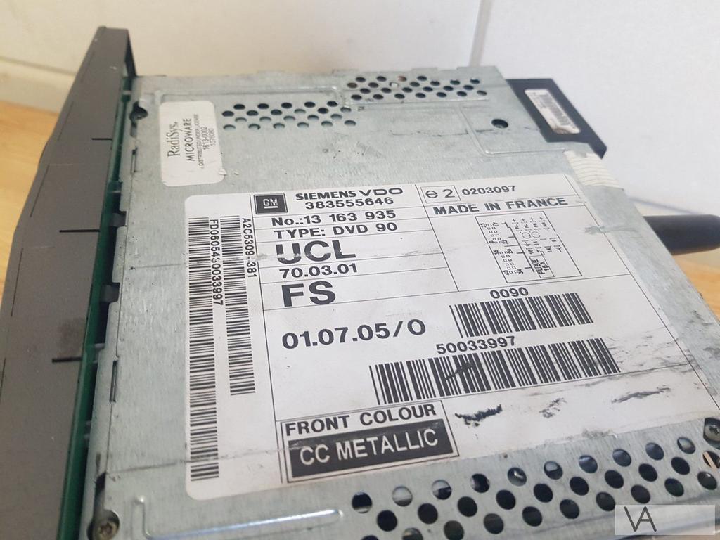 Opel Astra H / Zafira B dvd90 navigatie radio 13163935 €100, Ophalen of Verzenden, Gebruikt, Opel