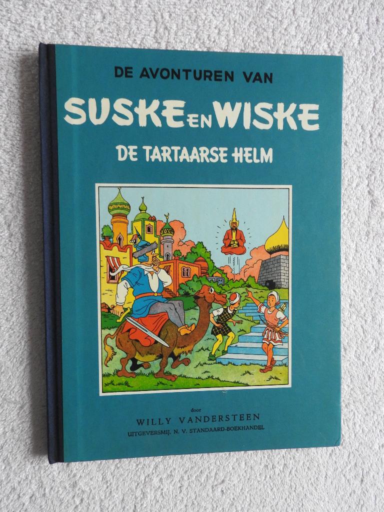 Suske en Wiske - De Tartaarse helm - Blauwe reeks - 1e druk, Boeken, Eén stripboek, Ophalen of Verzenden, Zo goed als nieuw