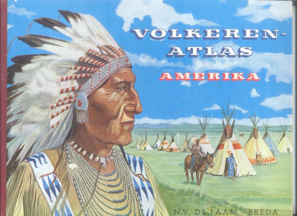 Volkeren - Atlas -- Amerika -- n.v. De Faam - Breda., Verzenden