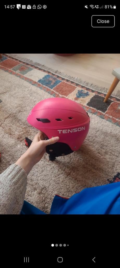 Skihelm tenson, Ophalen of Verzenden, Gebruikt