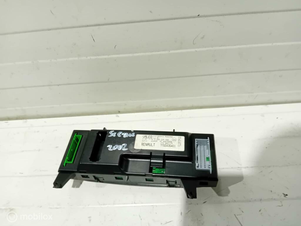Bedieningspaneel kachel Renault Scenic 7700435401, Gebruikt, Ophalen of Verzenden