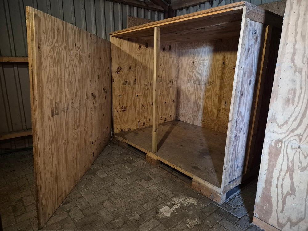 Verhuiskist 8,6m³ | Opslagkist | Transportbox | Opslagbox, Ophalen, Gebruikt, Hout, Overige typen