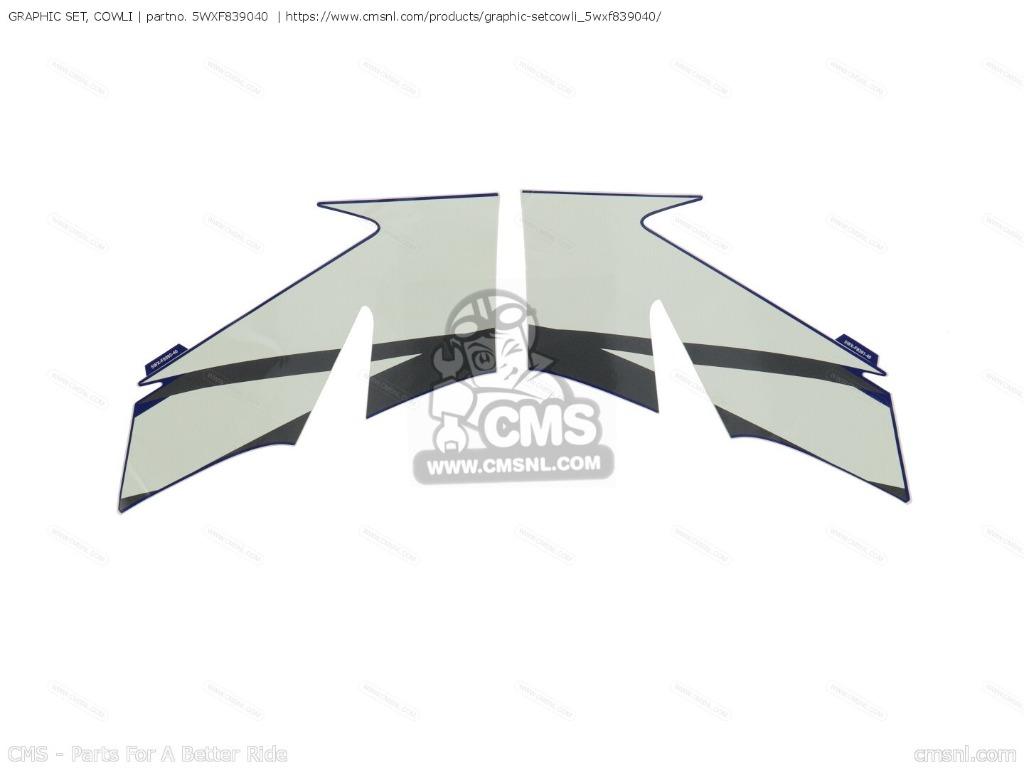 Sticker Yamaha TZR 5WXF839040, Fietsen en Brommers, Ophalen of Verzenden, Nieuw, Yamaha