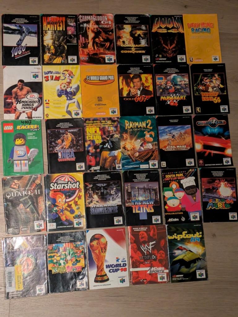 Nintendo 64 boekjes, 1 speler, Ophalen of Verzenden, Zo goed als nieuw, Vanaf 3 jaar