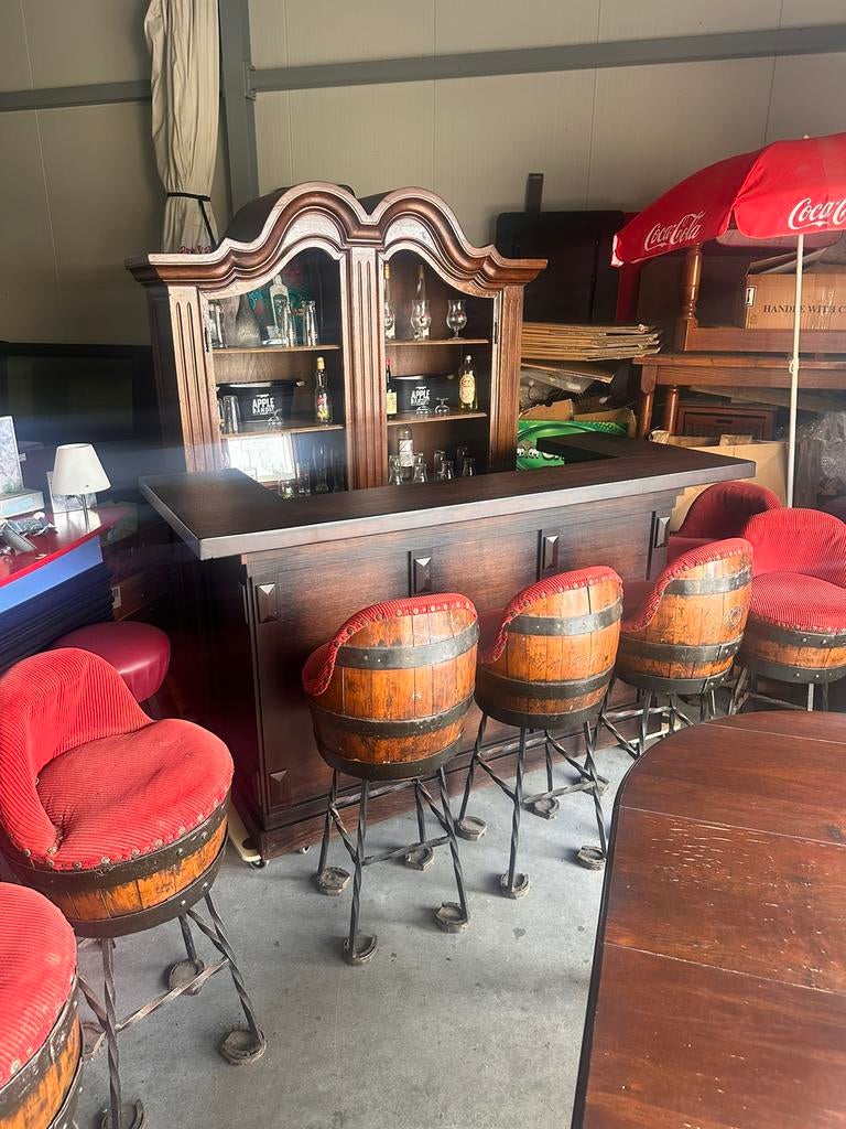 Huisbar thuisbar barretje mancave toog kroeg café bar, Ophalen of Verzenden, Zo goed als nieuw