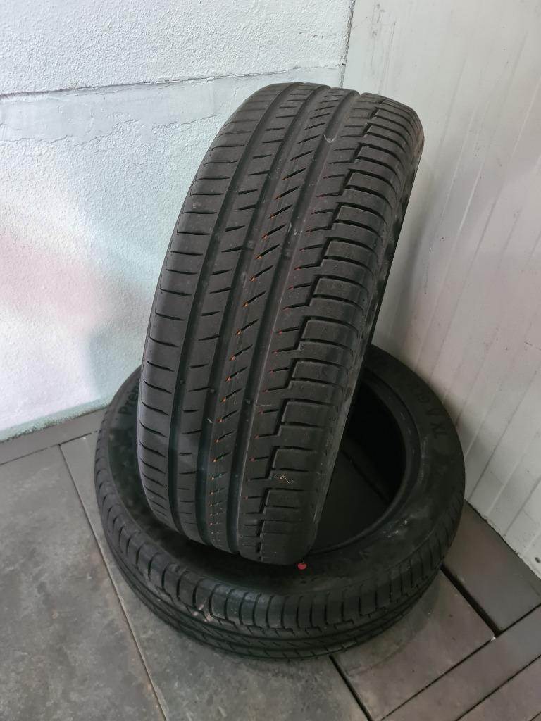 2 x 225/55/19 Continental Premium 6 ZGAN 180,- ALL IN!, 19 inch, Gebruikt, Continental, Ophalen of Verzenden