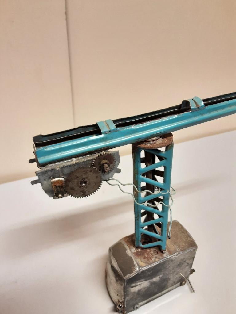 Oude metalen hijskraan / constructiekraan uit de jaren 60/70, Ophalen of Verzenden