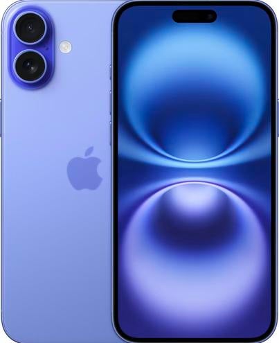Apple IPhone 16 128GB Blauw Nieuw Geseald & Garantie, Apple, Nieuw, Ophalen of Verzenden, Apple