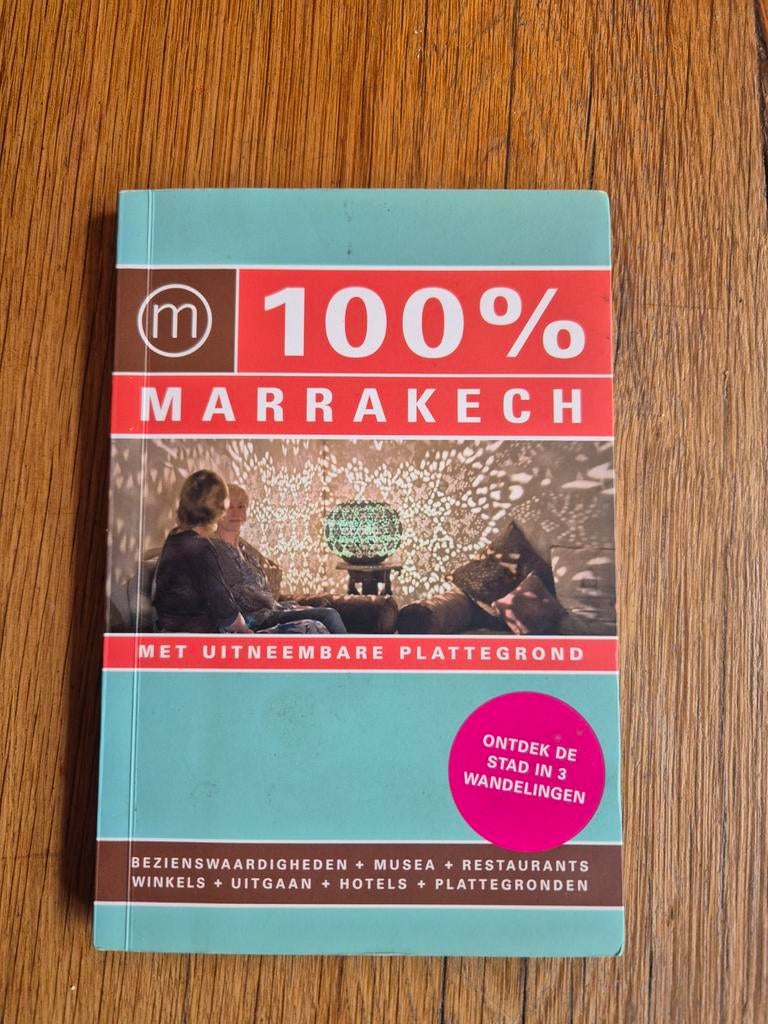 100% Marrakech reisgids met stadsplattegrond, Boeken, Reisgidsen, Afrika, Zo goed als nieuw, Reisgids of -boek, Ophalen