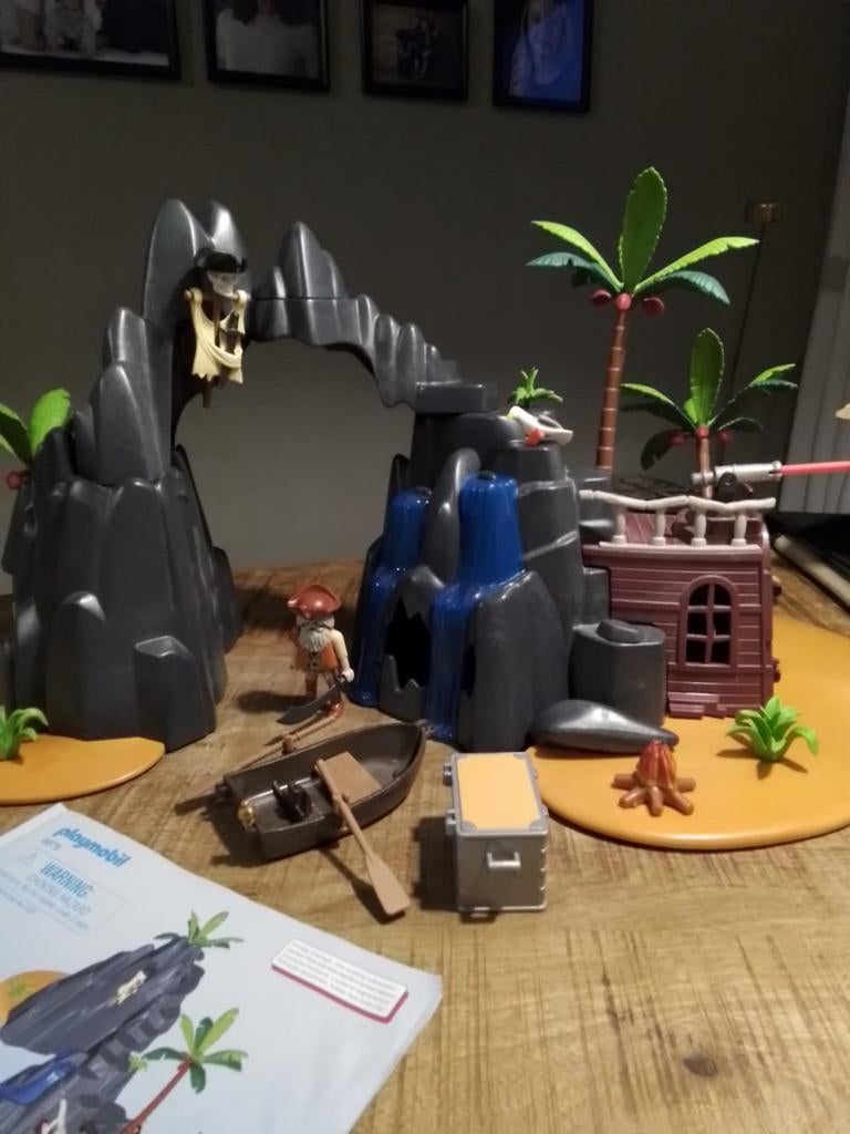Playmobil piraten eiland, Ophalen of Verzenden, Zo goed als nieuw, Los playmobil