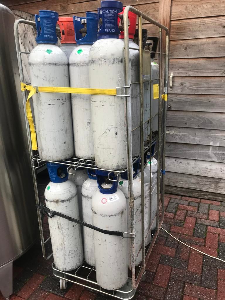Koolzuur flessen co2 fles koolzuurfles koolzuurflessen, Witgoed en Apparatuur, Ophalen, Zo goed als nieuw, Overige merken
