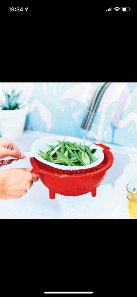 Tupperware Dubbel Vergiet € 20, Ophalen of Verzenden, Nieuw, Overige typen