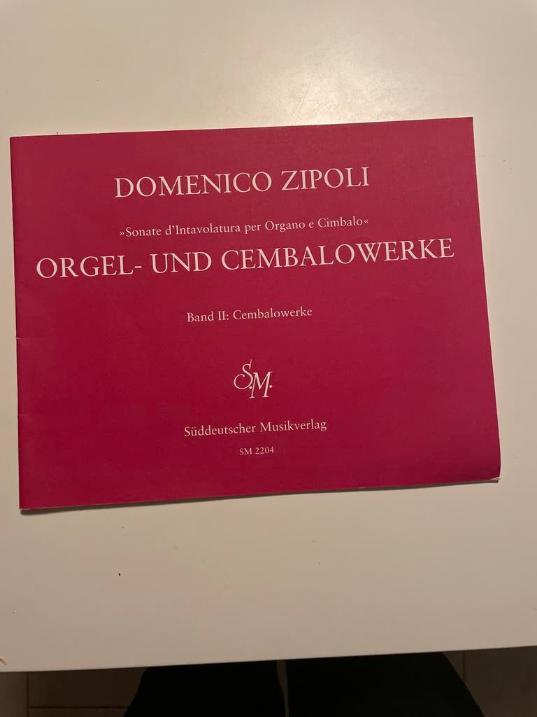 Domenico Zipoli Orgel- en Cembalowerke, Orgel, Klassiek, Ophalen of Verzenden, Zo goed als nieuw