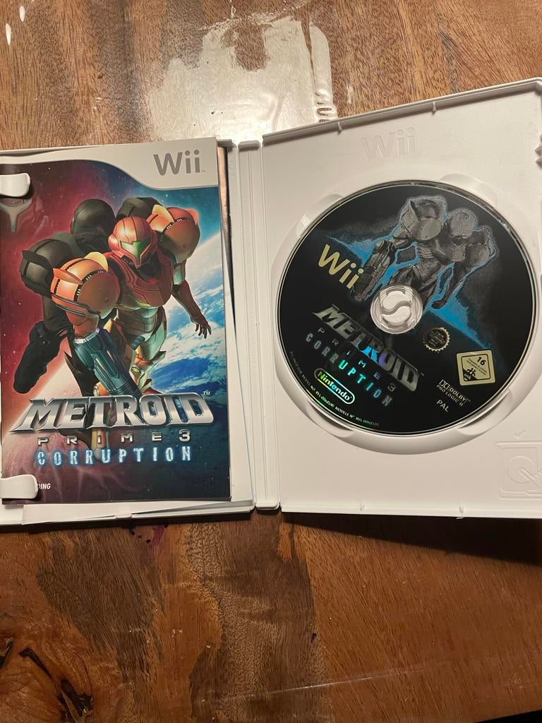 Metroid Prime 3: Corruption - Wii, Spelcomputers en Games, Gebruikt, 1 speler, Vanaf 16 jaar, Ophalen
