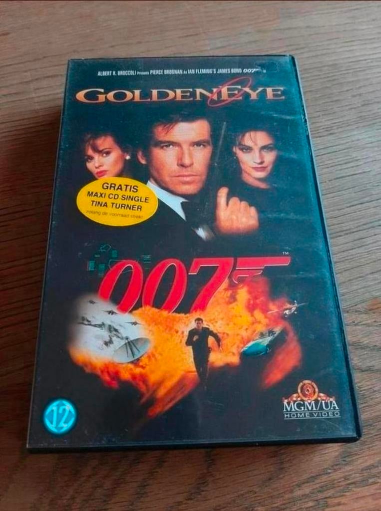 007 James Bond GoldenEye videoband. Pierce Brosnan., Vanaf 12 jaar, Ophalen of Verzenden, Gebruikt, Actie en Avontuur
