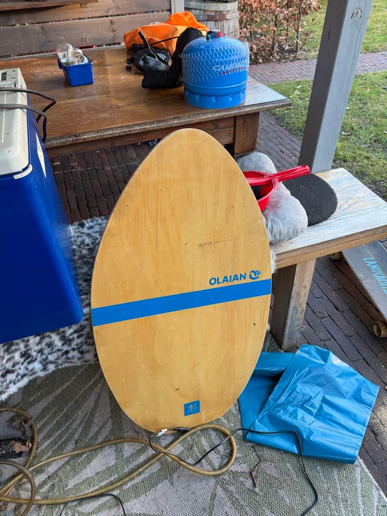 Olaian Surfboard - Gebruikt, Watersport en Boten, Golfsurfen, Ophalen, Gebruikt, Shortboard, Met vinnen