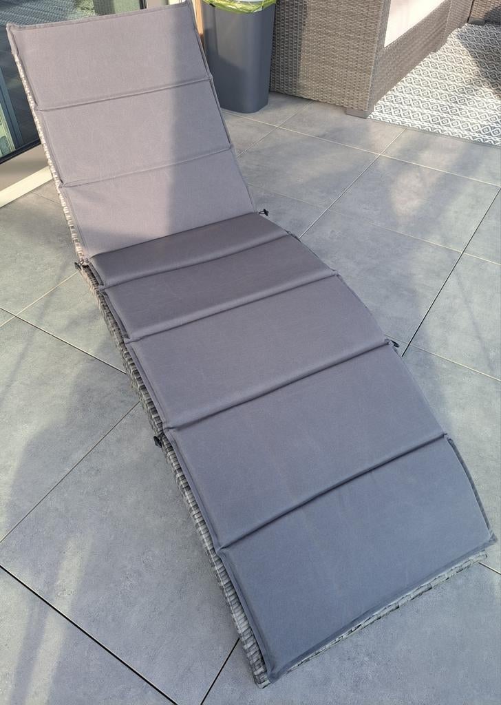 Ligbed (terras, tuin), Tuin en Terras, Ligbedden, Ophalen, Gebruikt, Kunststof, Inklapbaar