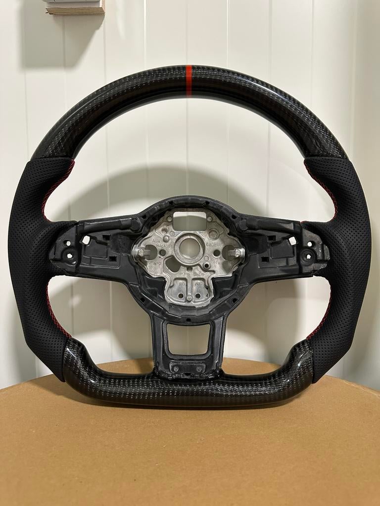2 x carbon Volkswagen stuur DSG, Auto-onderdelen, Ophalen of Verzenden, Nieuw, Volkswagen