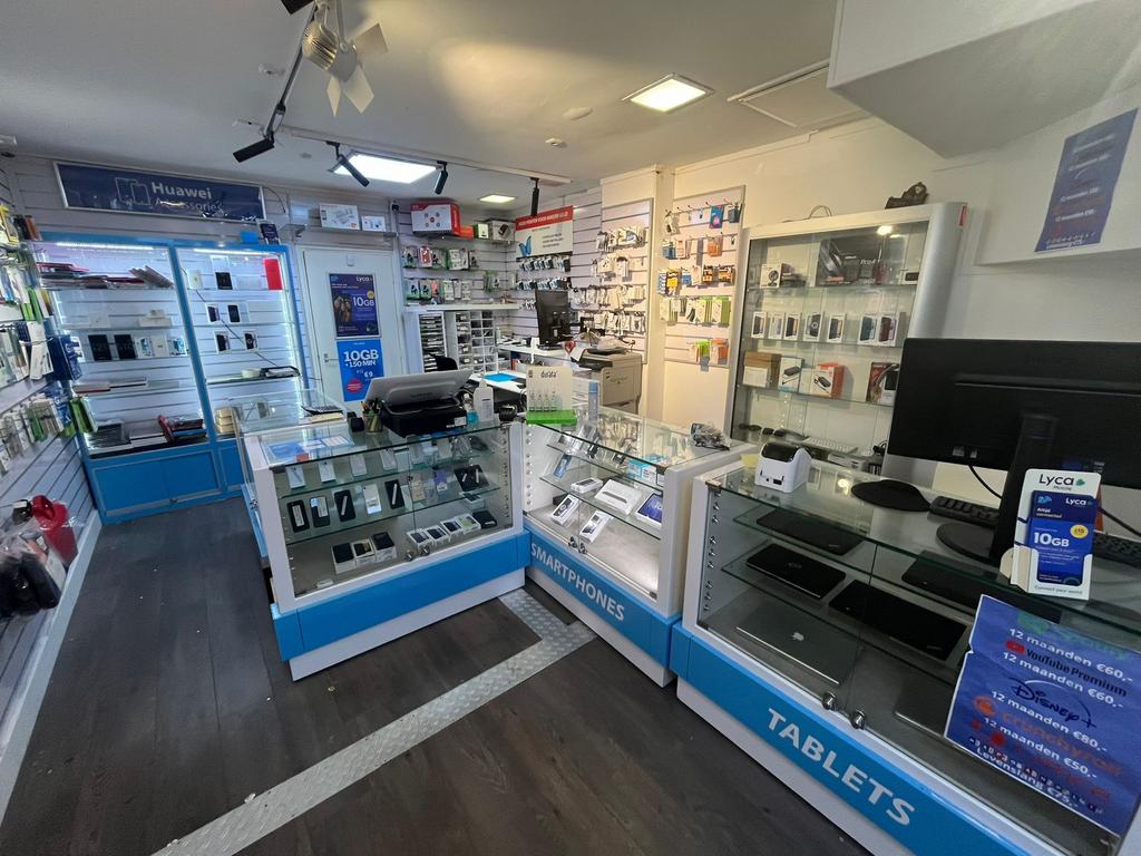Ter overname Telecom winkel met lage Huur, Direct Starten