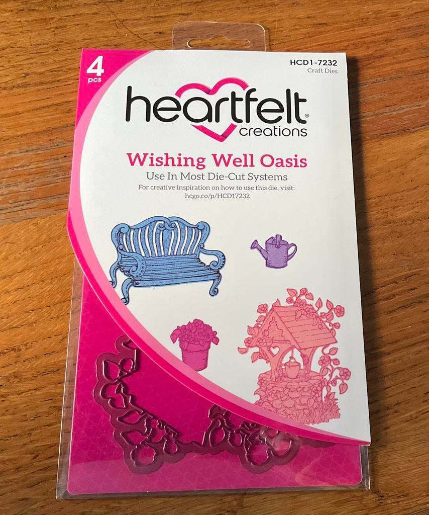 heartfelt Creations snijmal Wishing Well Oasis, Ophalen of Verzenden, Nieuw, Overige thema's, Pons of Mal
