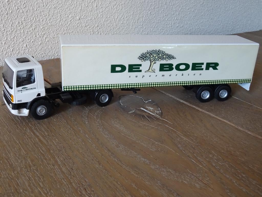 DAF 75 ATI DE BOER SUPERMARKT LION TOYS OVP, Ophalen of Verzenden, Nieuw, Bus of Vrachtwagen, Lion Toys