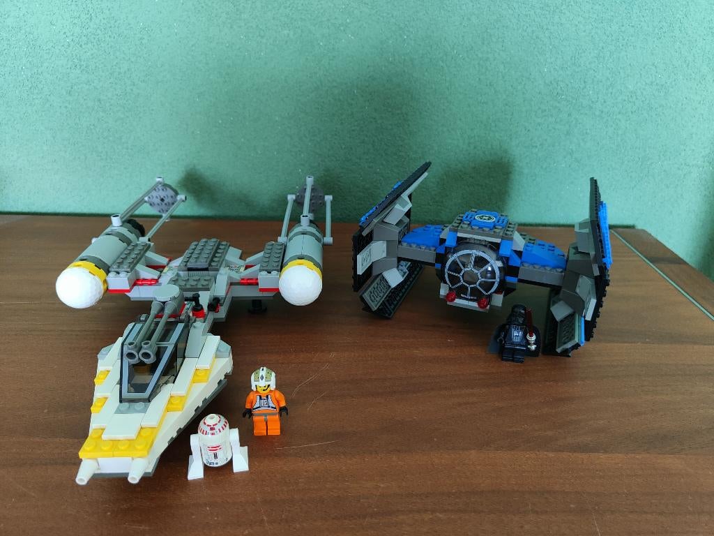 Lego 7150 TIE Fighter & Y-wing, Kinderen en Baby's, Speelgoed | Duplo en Lego, Zo goed als nieuw, Lego, Complete set, Ophalen of Verzenden