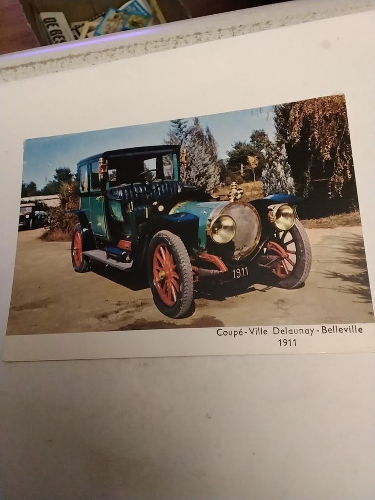 Coupe - Villle. DELAUNAY - BELLEVILLE 1911, Verzenden, Auto's